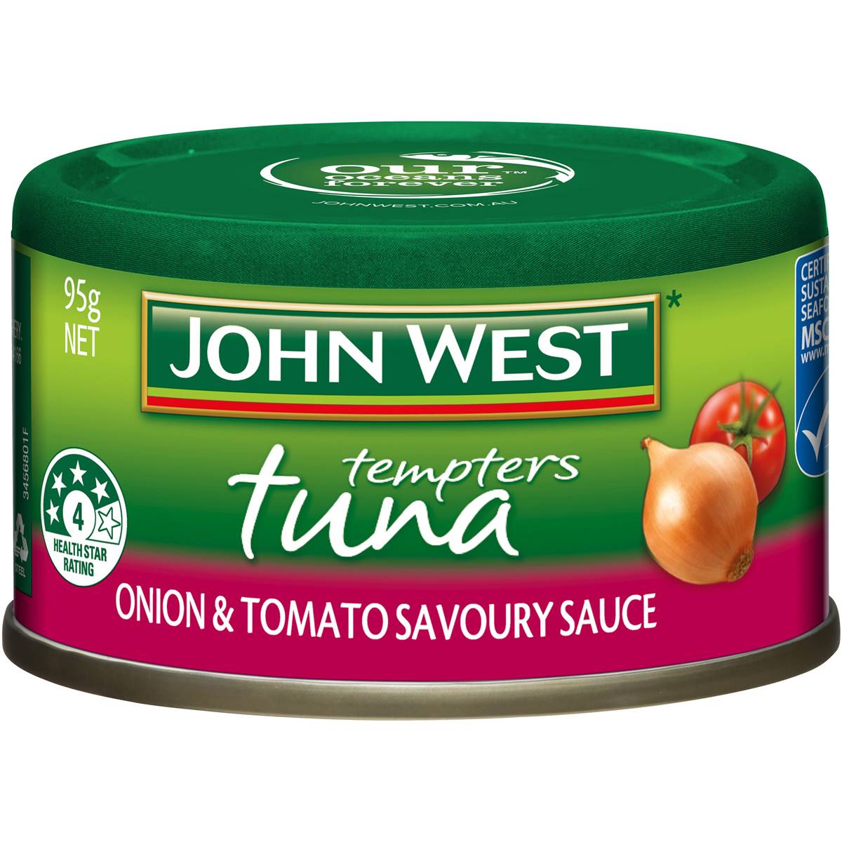 John West Tuna Tempters Onion & Tomato Savoury Sauce 95g