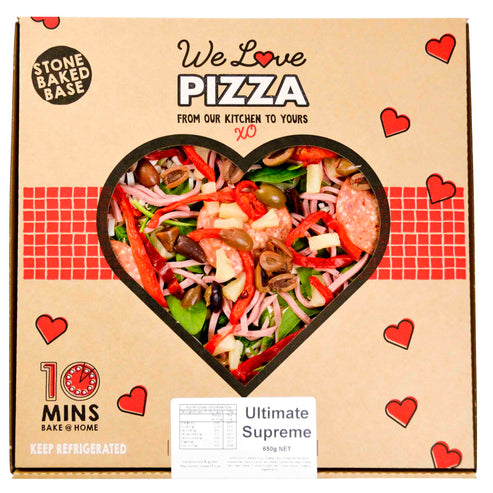 We Love Pizza Supreme 12inch