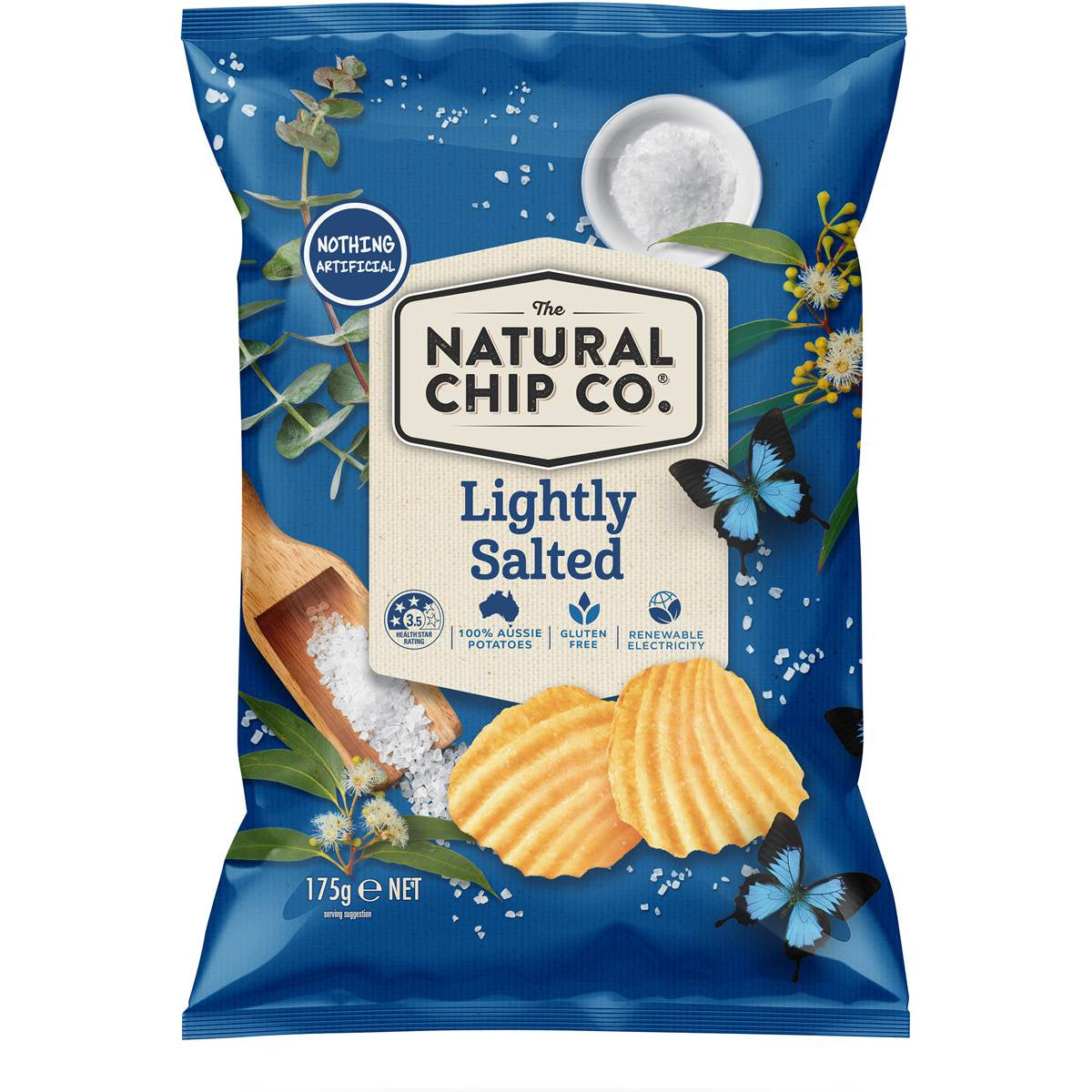 The Natural Chip Co Lightly Salted 175g