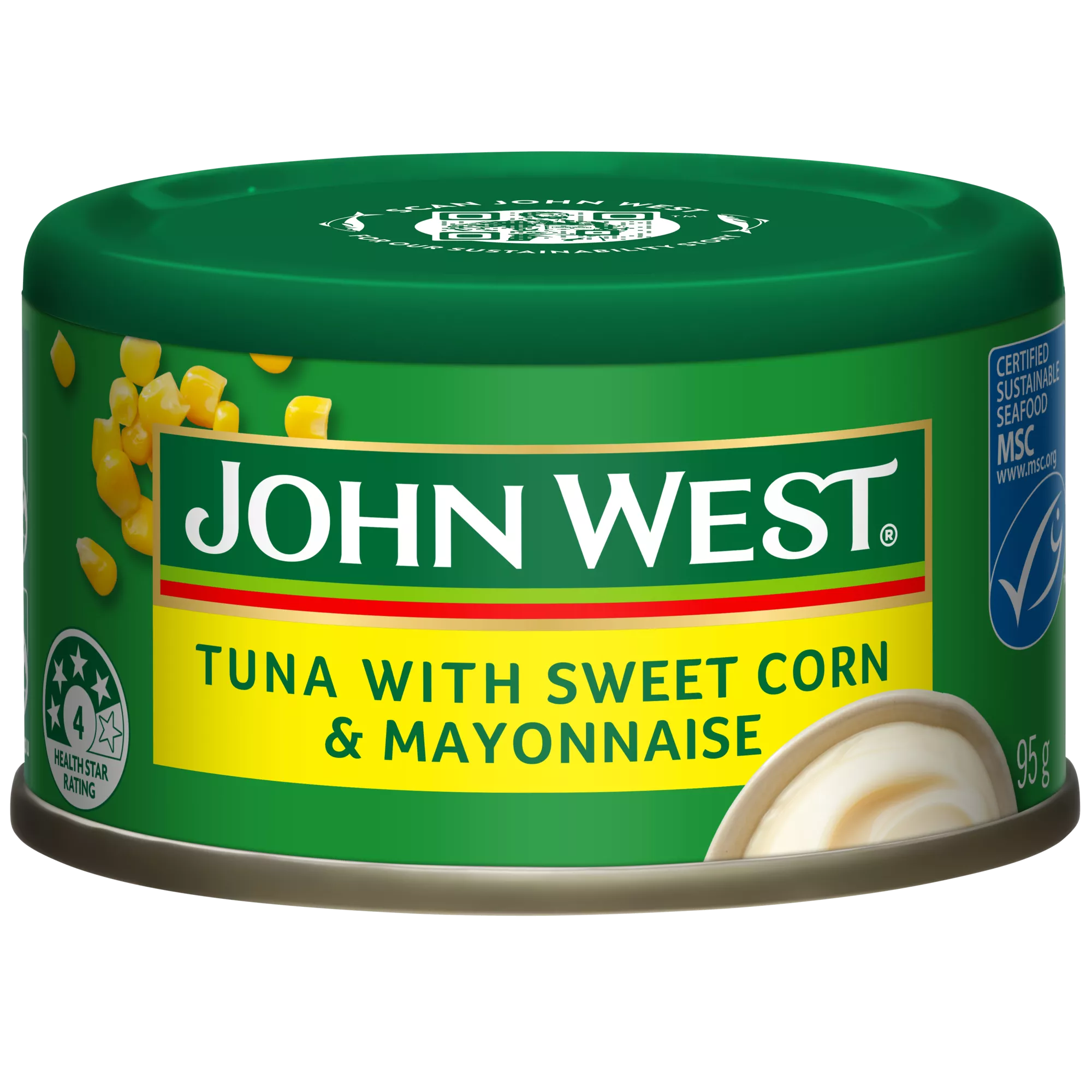 John West Tuna Tempters Sweet Corn & Mayonnaise 95g