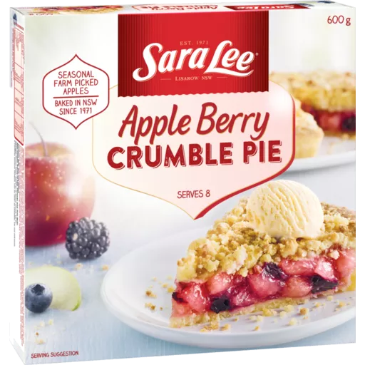 Sara Lee Pie Crumb Apl/Bry 600gm
