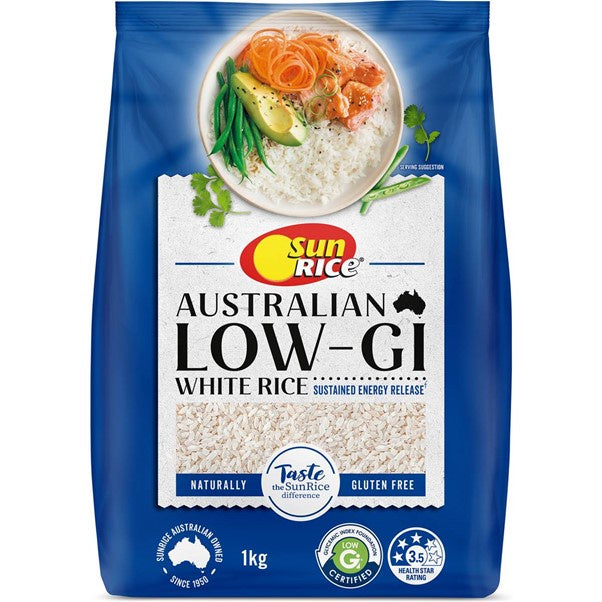 Sunrice Low GI White Rice 1kg