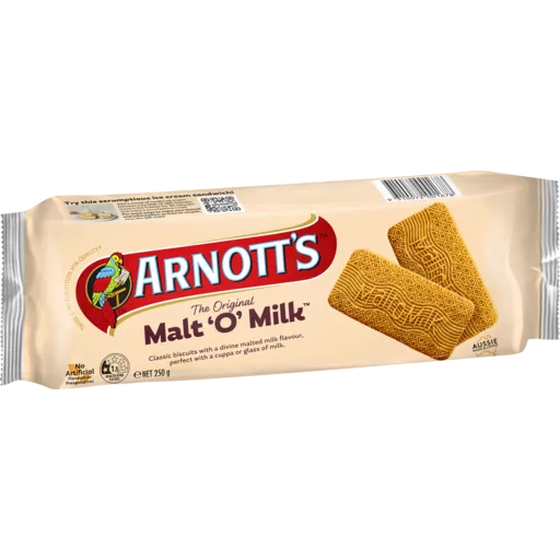 Arnotts Malt-O-Milk 250g