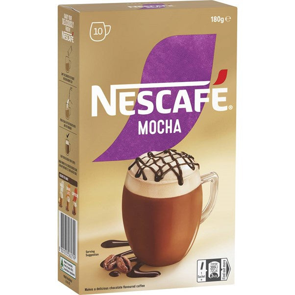 Nescafe Mocha Coffee Sachets 10pk