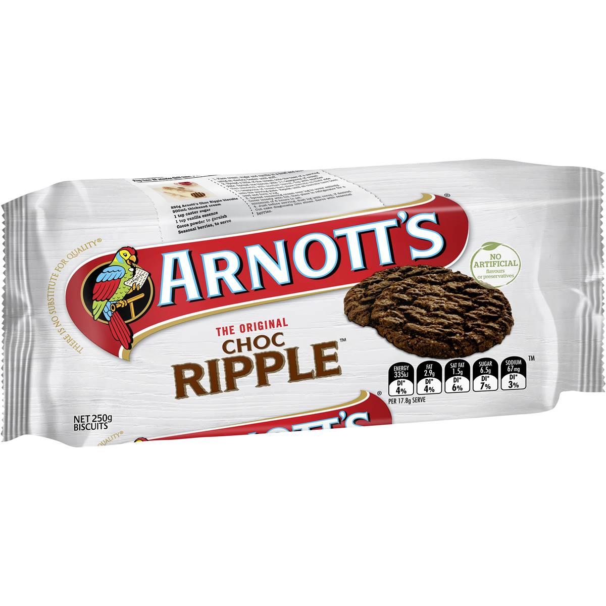 Arnotts Choc Ripple Biscuits 250g