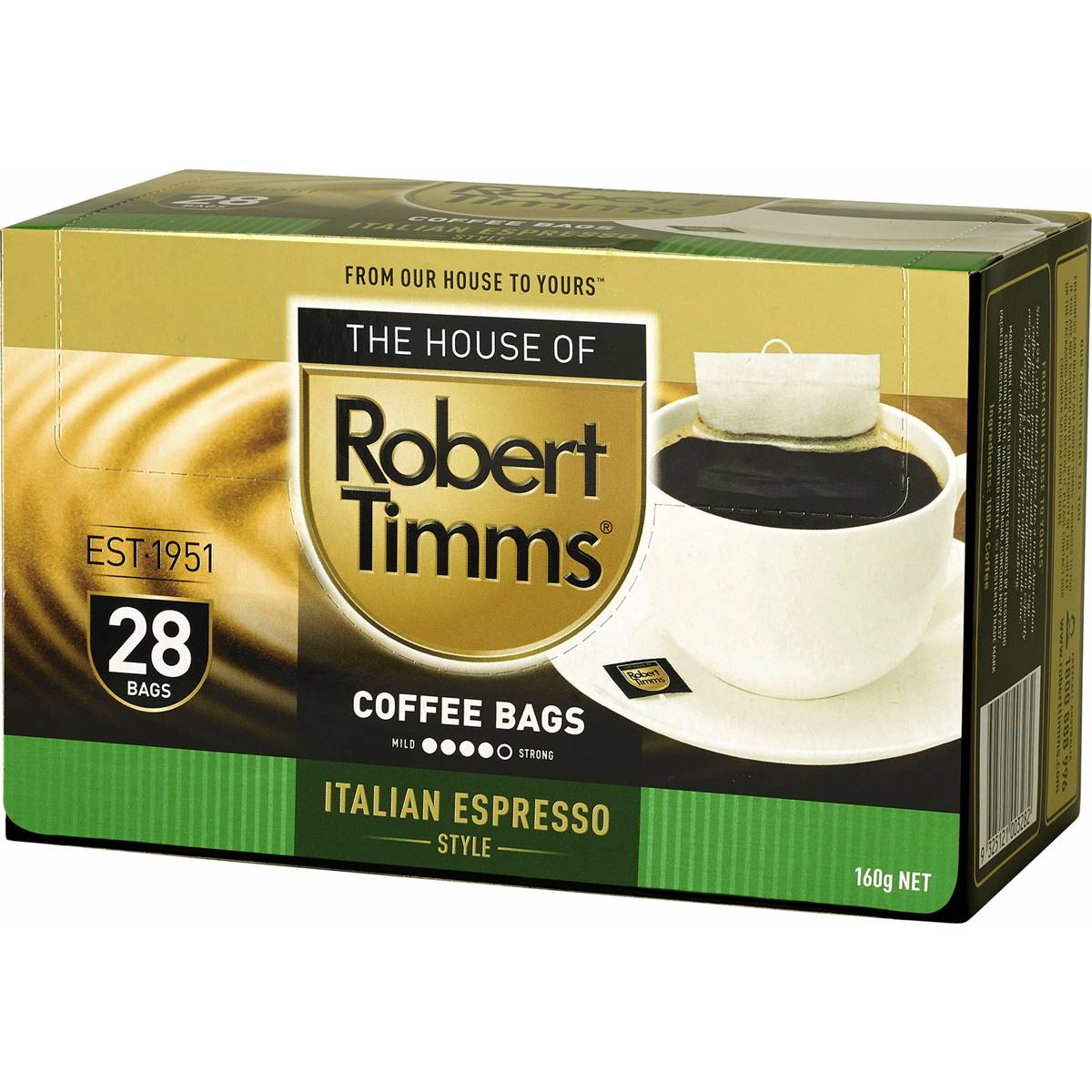 Robert Timms Coffee Bags Italian 28pk