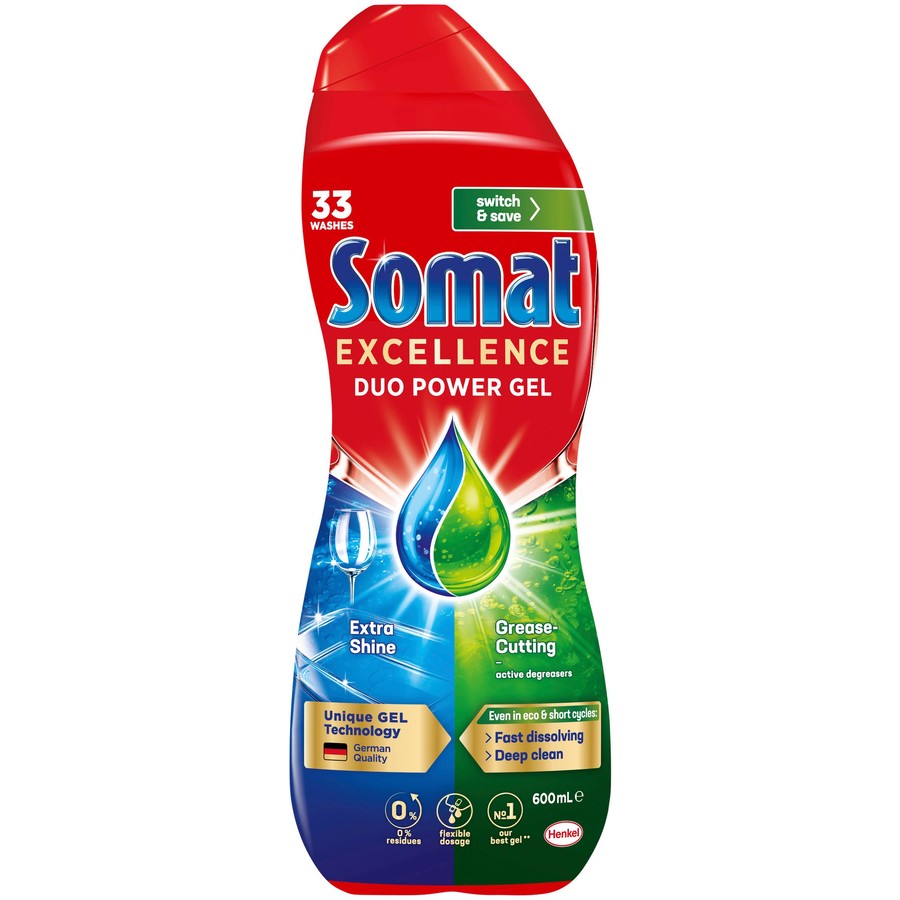 Somat Excellence Dishwasher Gel Original 600ml