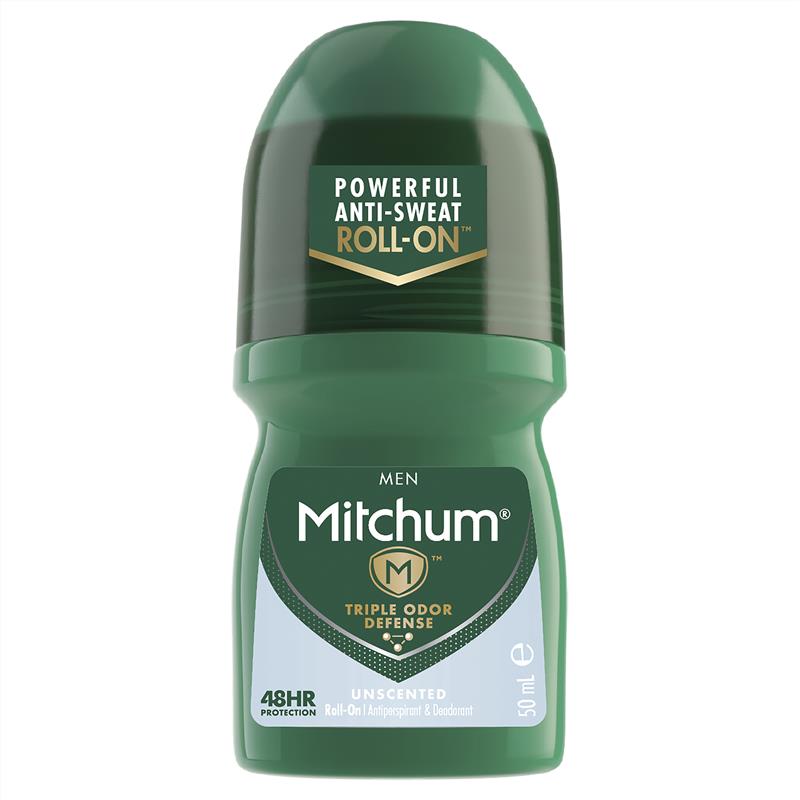 Mitchum Mens Roll-on Unscented 50ml