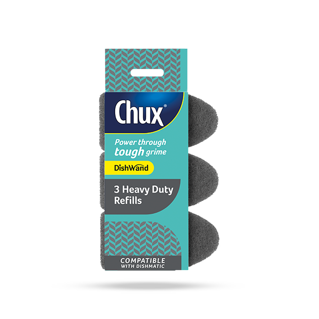 CHUX Dishwand Refill H/D Grey 3pk
