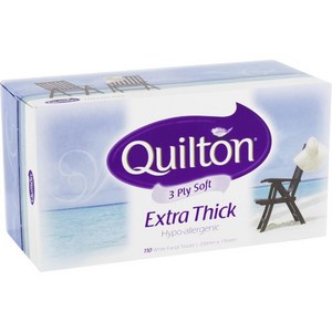 Quilton 3ply 110s White Facial Tissues