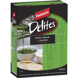 Fantastic Delites Sour Cream & Chives 100g
