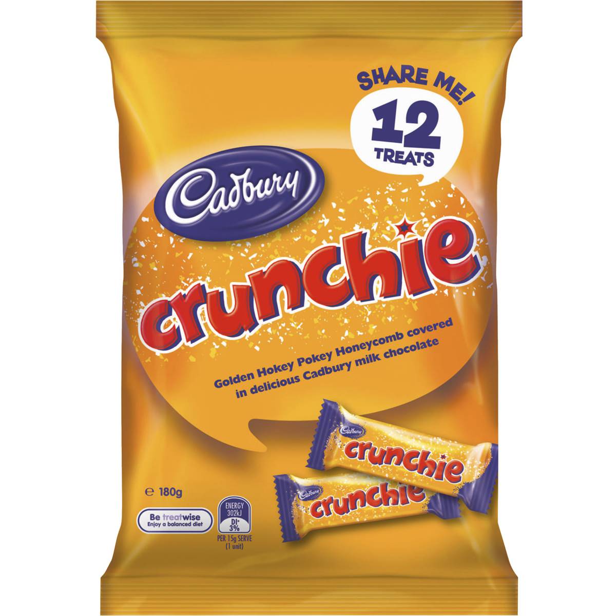 Cadbury Sharepack Crunchie 180g