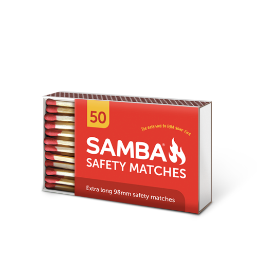 Samba BBQ Safety Matches 90mm 50pk