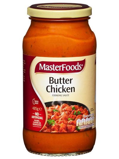Masterfoods Butter Chicken Cooking Sauce 485g