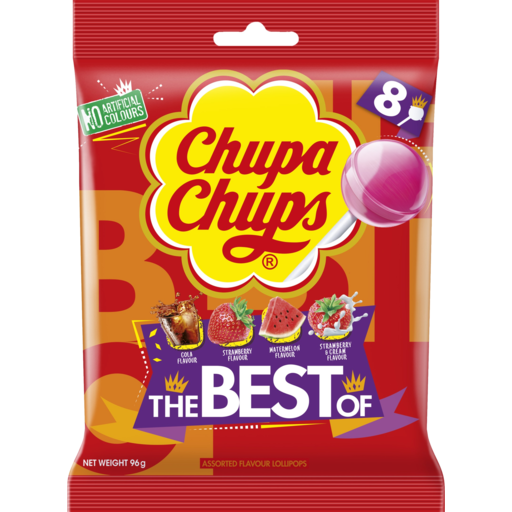 Chupa Chups Lollipops The Best Of 96g
