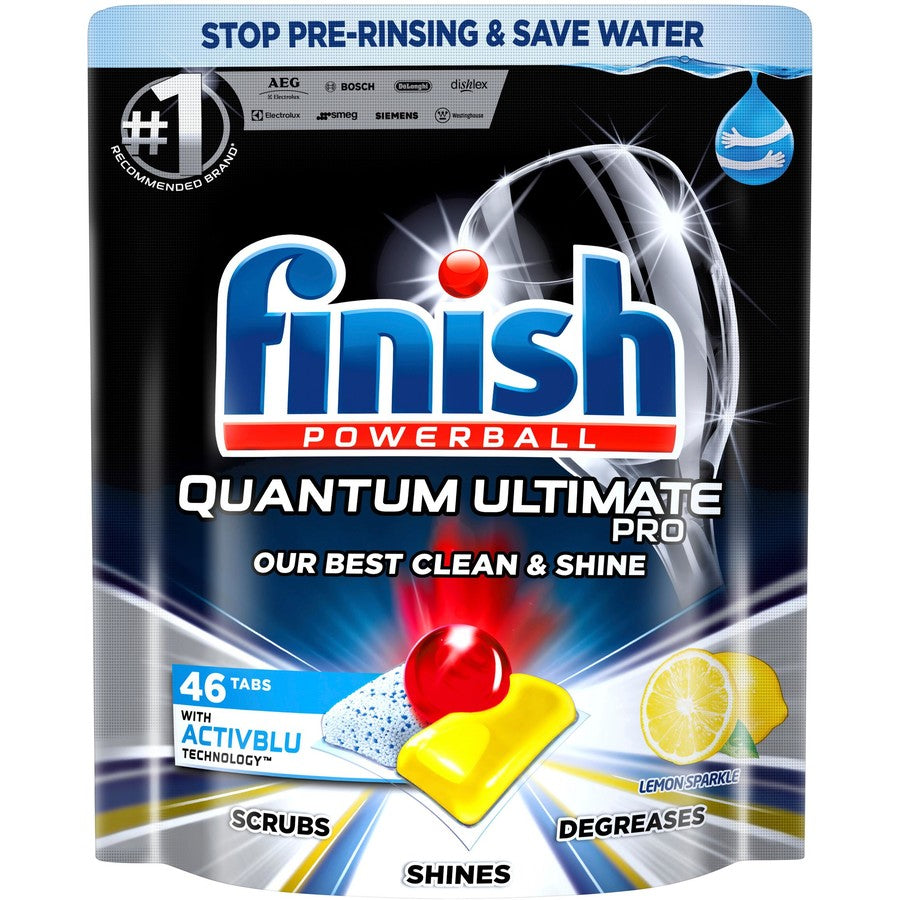 Finish Quantum Ultimate Pro Dishwasher Tablets Lemon 46pk
