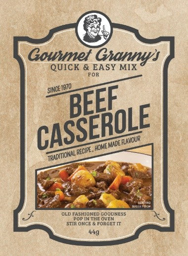 Gourmet Granny's Beef Casserole Sauce Mix 44g