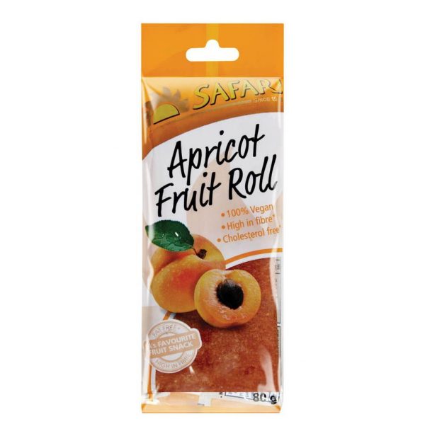 Safari Fruit Rolls Apricot 80g