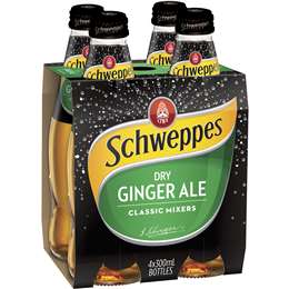 Schweppes Dry Ginger 300ml 4pk