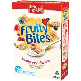 Uncle Tobys Fruity Bites Wildberry 500g