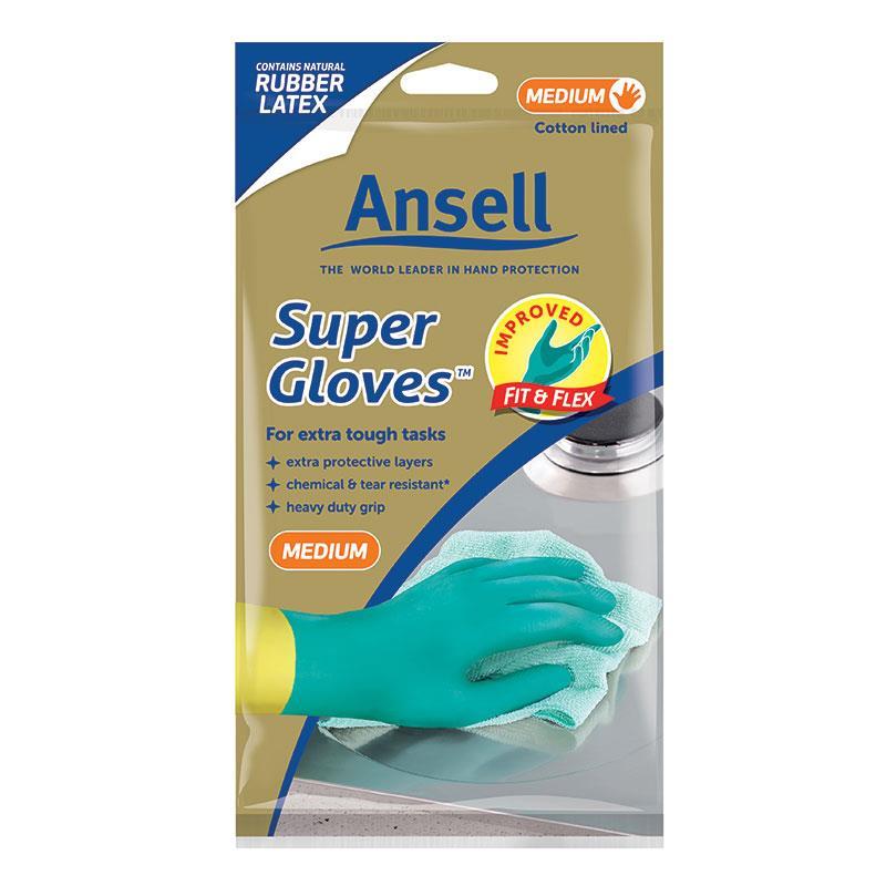 Ansell Gloves Super Medium (Green) 1 pair