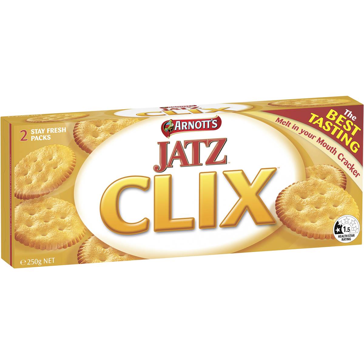 Arnotts Jatz Clix Crackers 250g