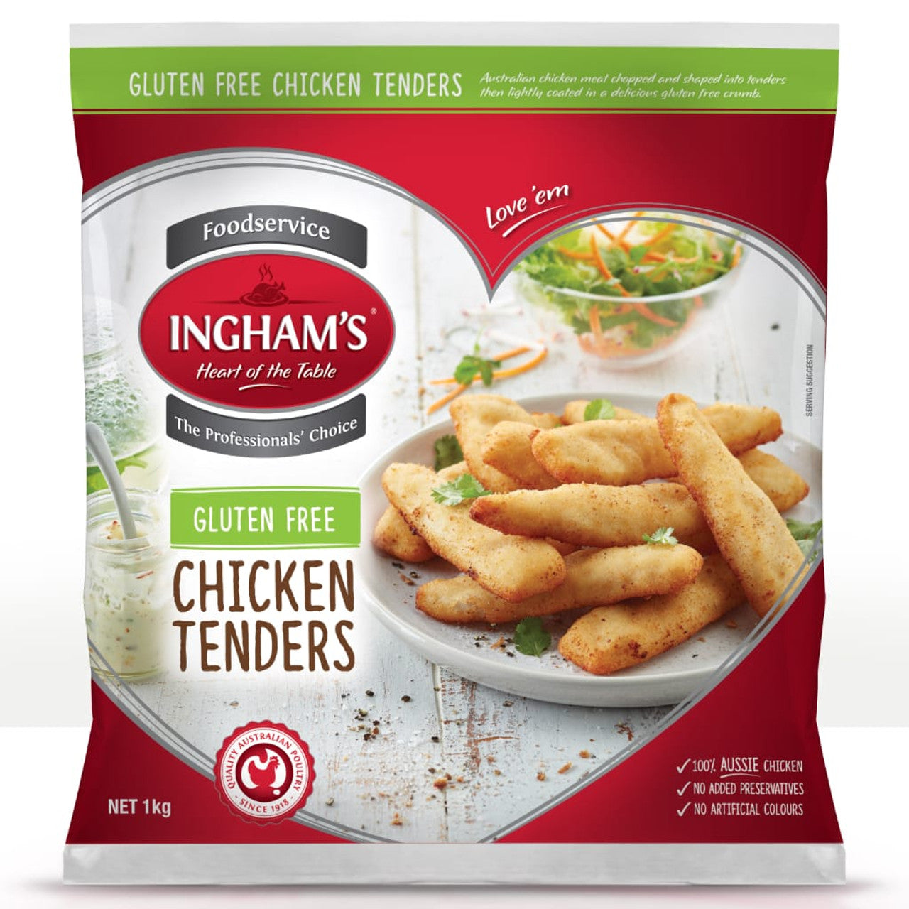 Ingham Chicken Breast Tender GF 1kg