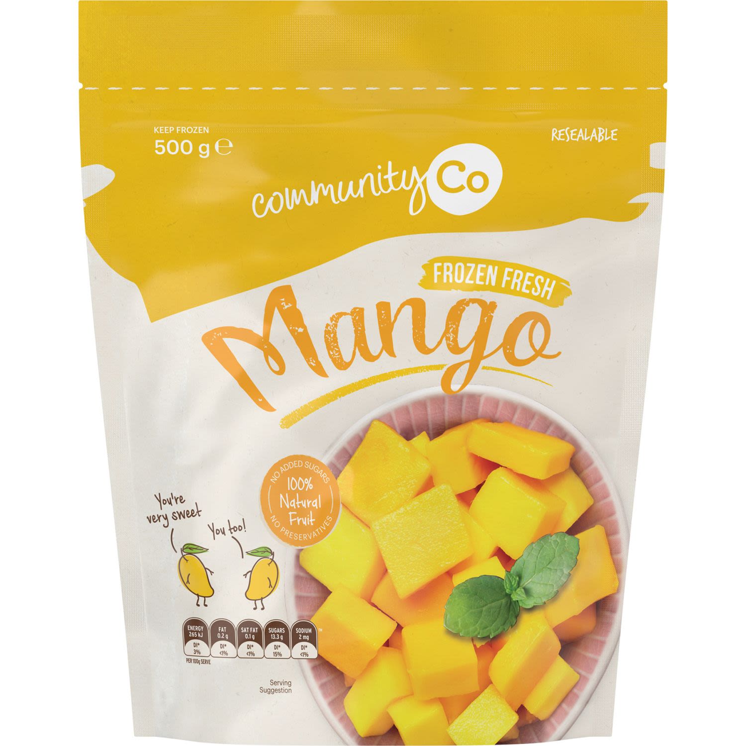 Creative Gourmet Frozen Mango 500g