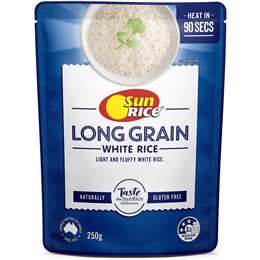 Sunrice 90 Second White Rice 250g