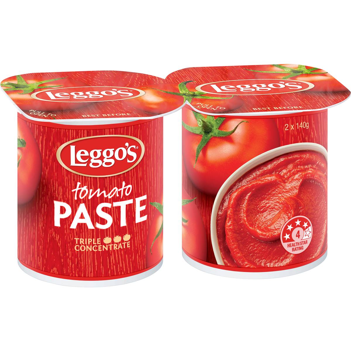 Leggo's Tomato Paste 140g 2pk