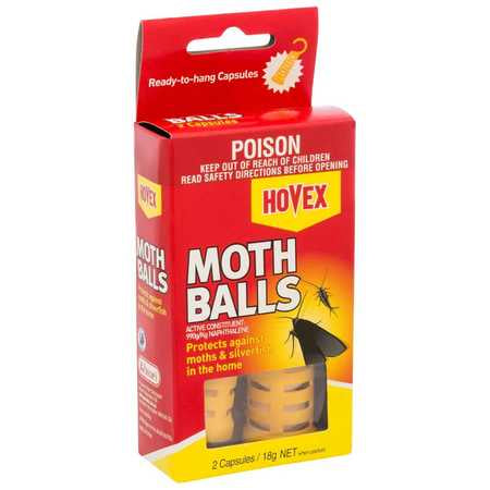 Hovex Moth Ball Capsules 2pk 18g