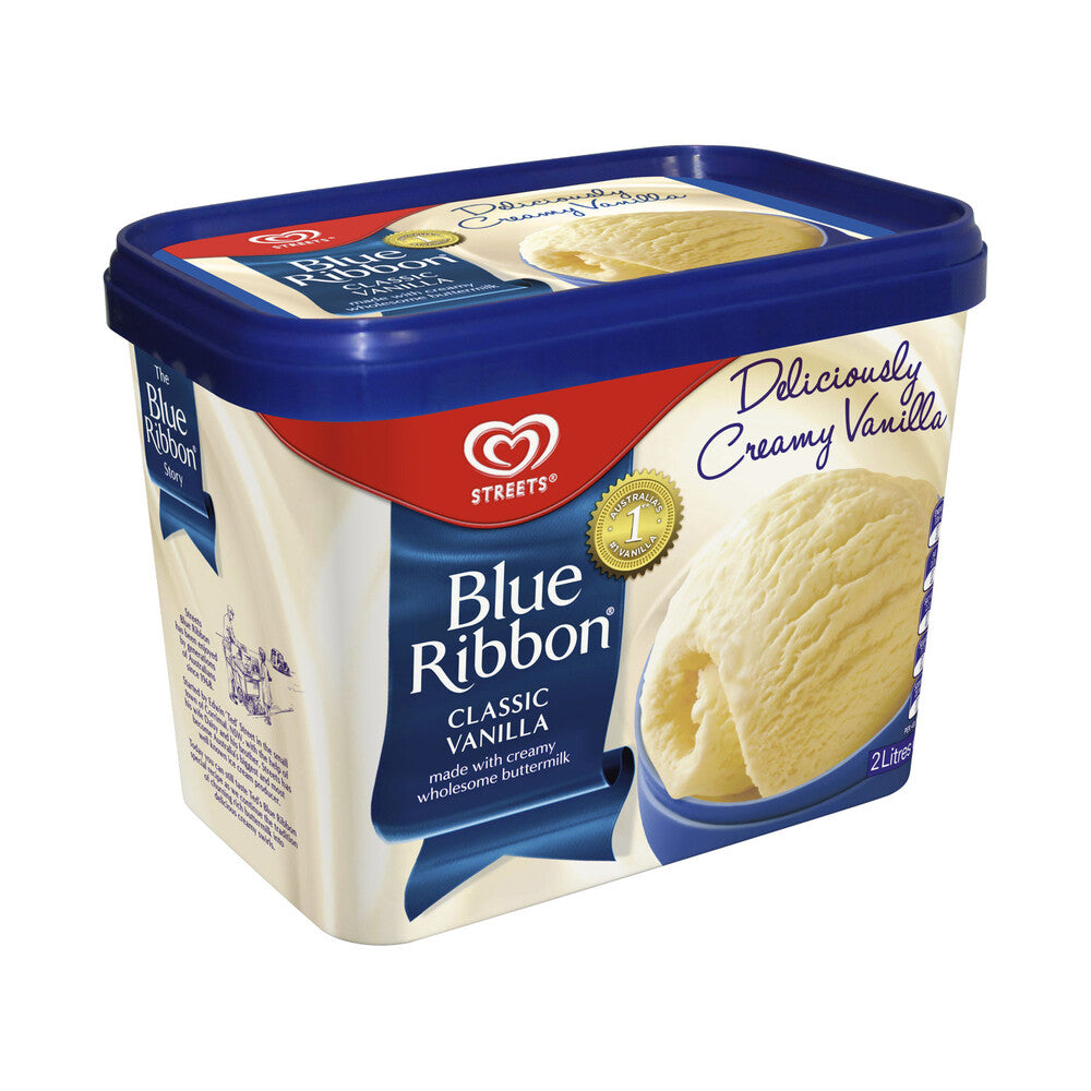 Blue Ribbon Vanilla Ice Cream 2L