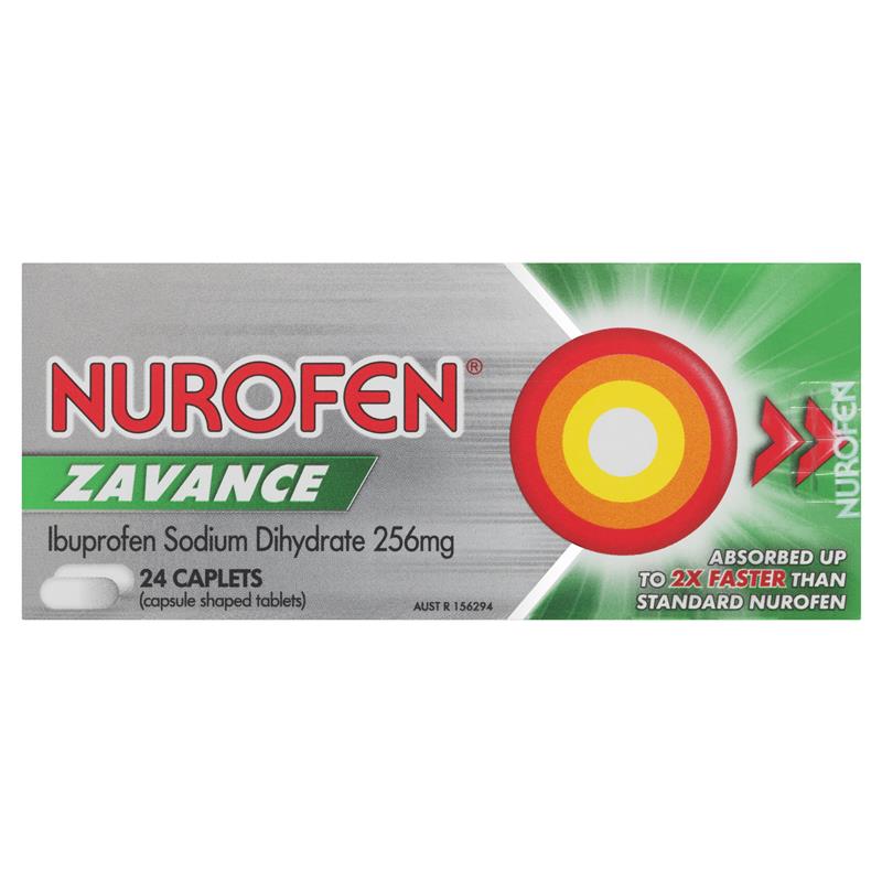 Nurofen Zavance Caplets 24pk