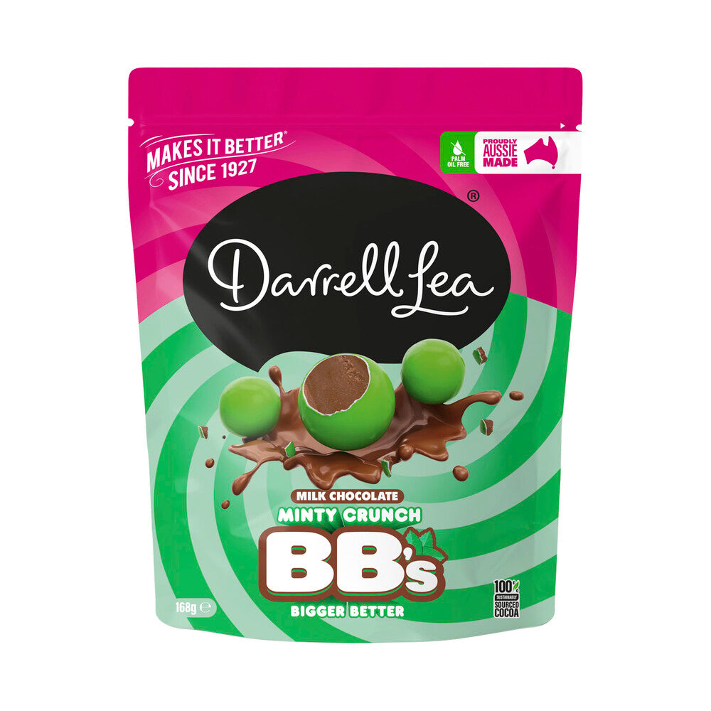 Darrell Lea Milk Choc Mint BBs 168g