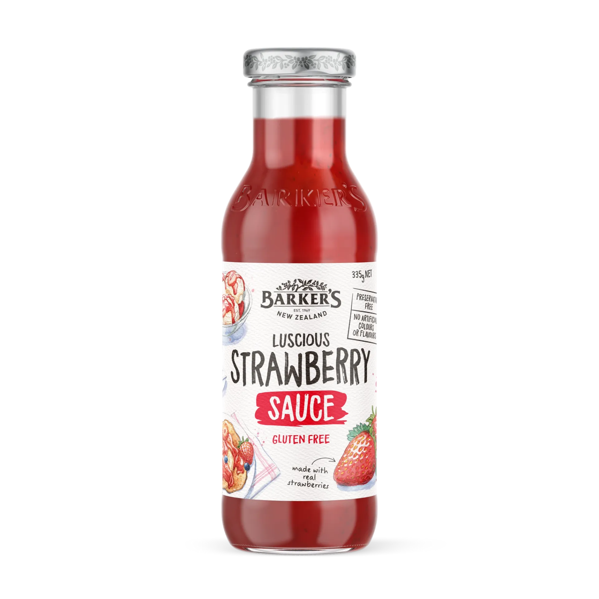 Barkers Strawberry Sauce 335g