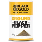 Black & Gold Ground Black Pepper 50g