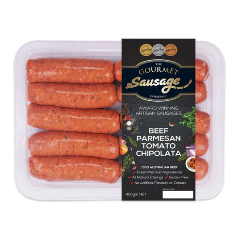 The Gourmet Sausage Co. Beef Parmigiano  Chipolatas 465g