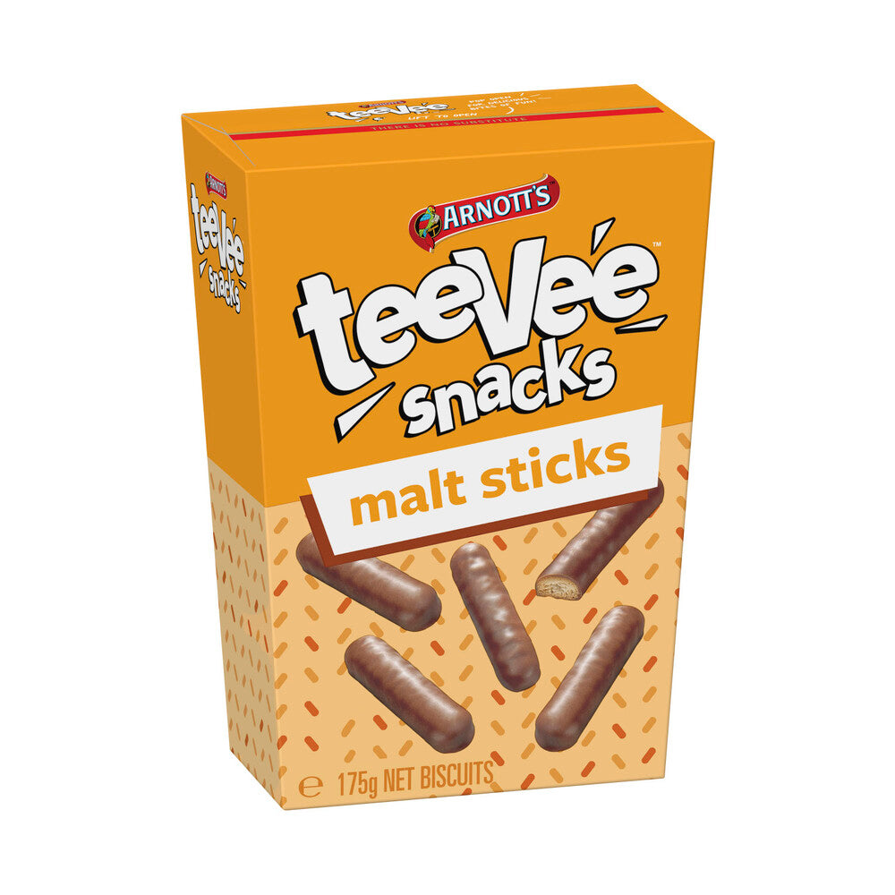 Arnotts TeeVee Snacks Malt Sticks 175g