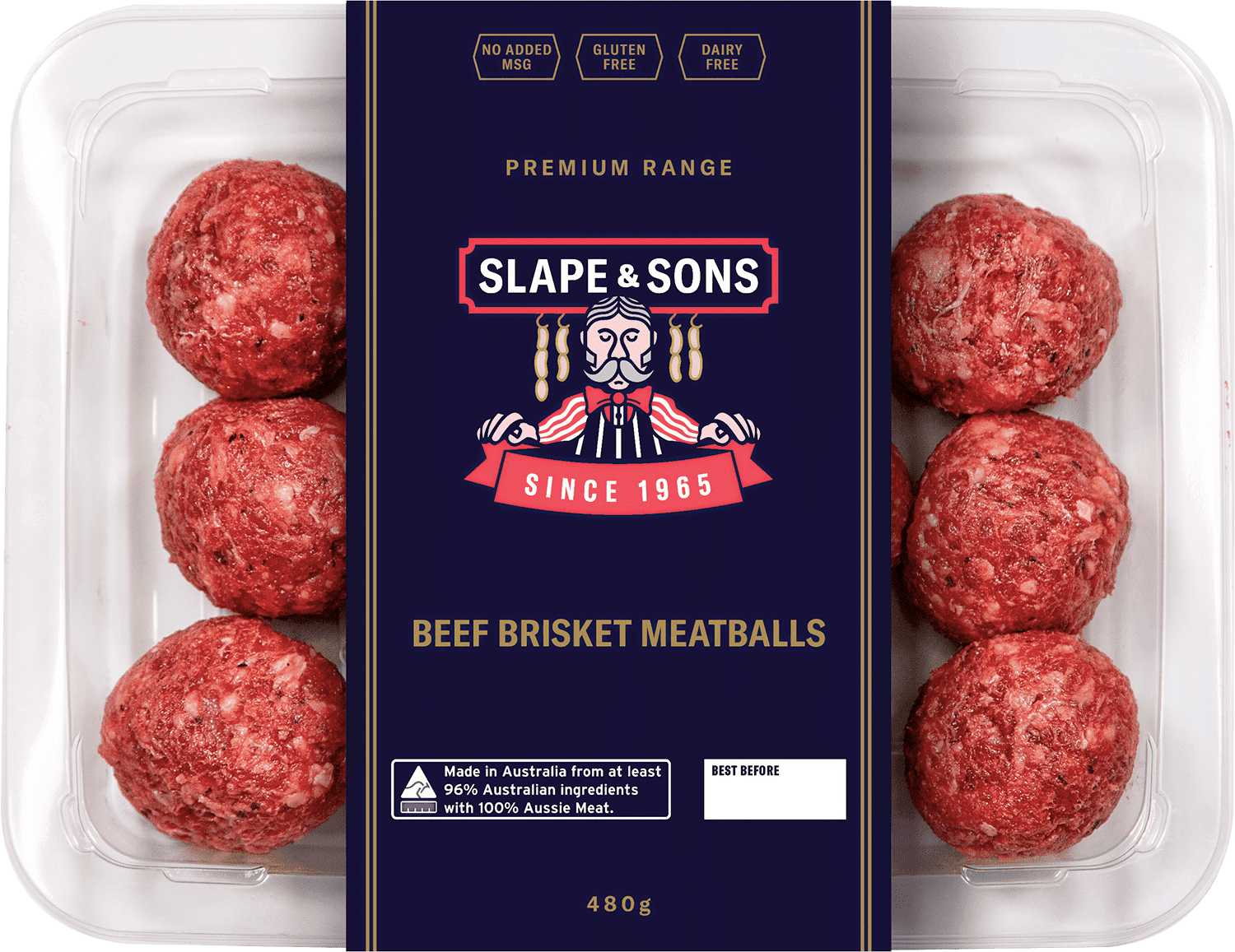 Slape and Sons Beef Brisket Meatballs 480g