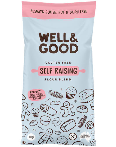 Well & Good Gluten Free Self Raising Flour 1kg