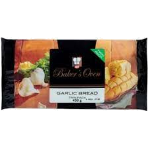 Bakers Oven Garlic Bread Twin Pack 450g