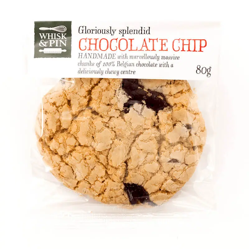 Whisk & Pin Chocolate Chip Cookie Individual 80g