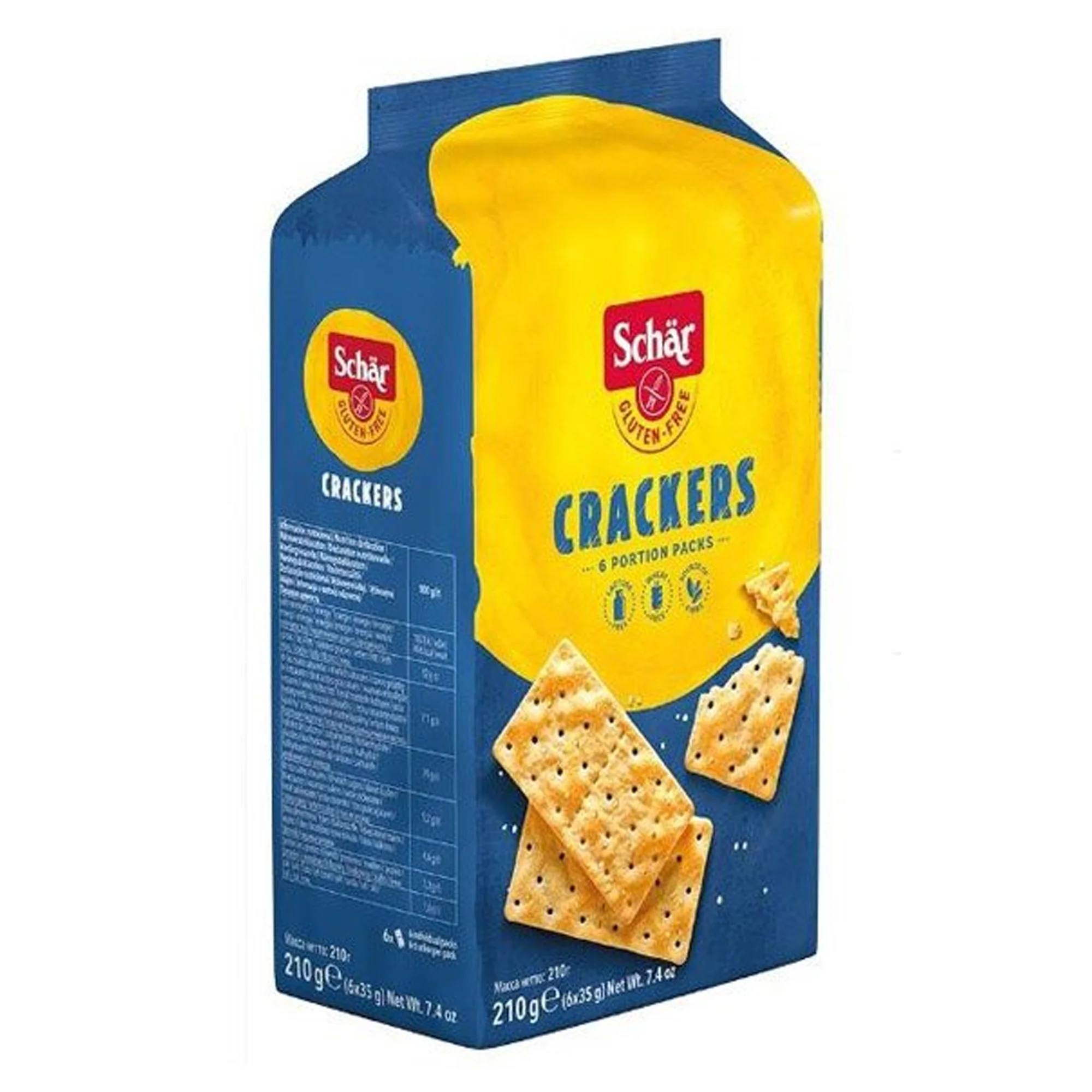 Schar Gluten Free Crackers 6 portion pk 210g