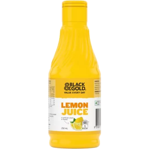 Black & Gold Lemon Juice 250ml