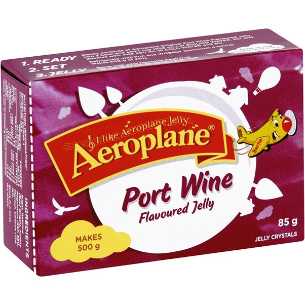 Aeroplane Port Wine Flavoured Jelly Crystals 85g