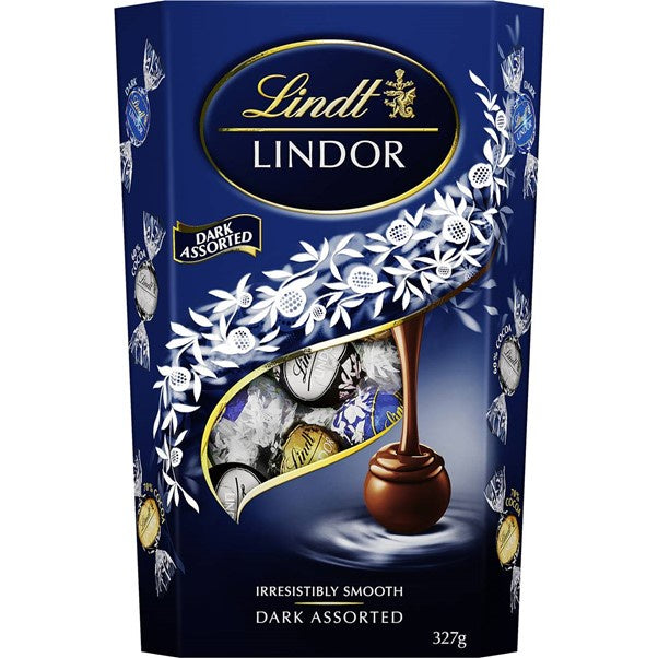 Lindt Lindor Dark Assorted Chocolate Cornet 327g