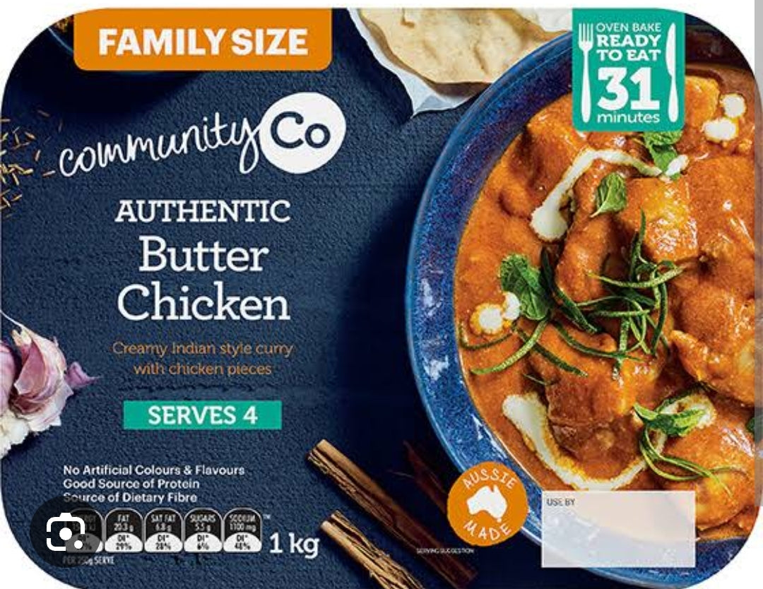 Community  Co Butter Chicken 1Kg