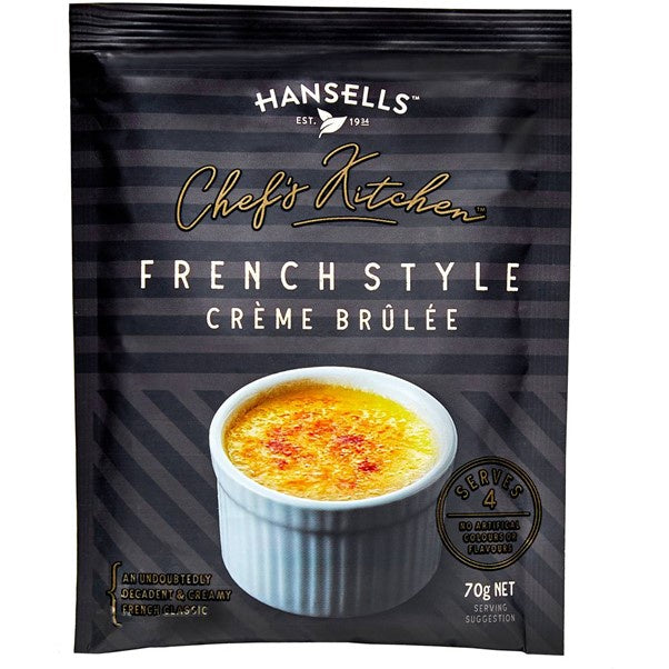 Hansells French Style Creme Brulee Mix 70g