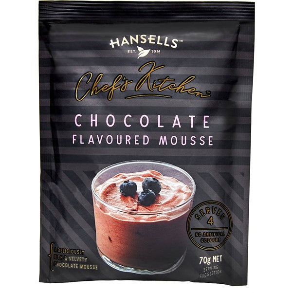 Hansells Chocolate Flavoured Mousse Mix 70g