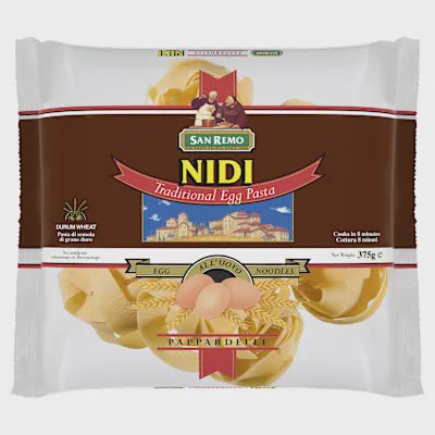 San Remo Nidi Egg Pappardelle 375g